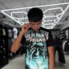 POLERA VALLEY DREAMS NEGRO SLIM FIT NIÑO BRILLO
