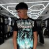 POLERA VALLEY DREAMS NEGRO SLIM FIT NIÑO BRILLO