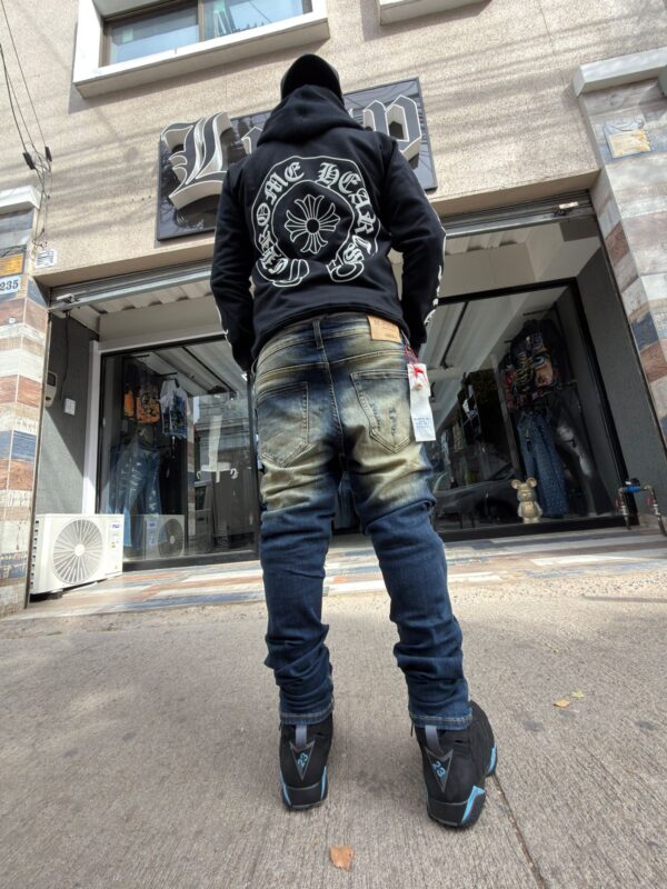 JEANS M-STAR AZUL DESLAVADO SLIM FIT M-8976-1