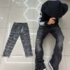 JEANS ARCOIRIS GRIS RASGADO SLIM FIT NIÑO XT-535