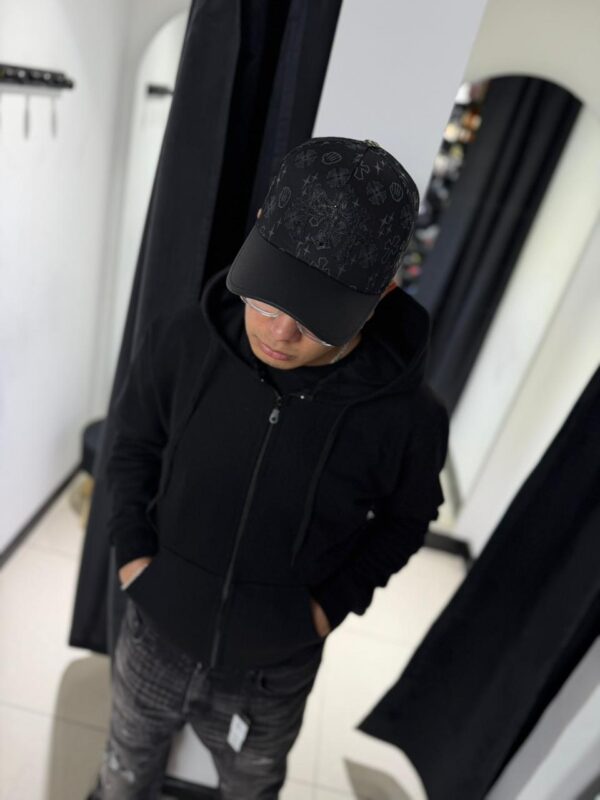JOCKEY CHROME HEARTS NEGRO CRUZ BRILLANTE CAP PREMIUM