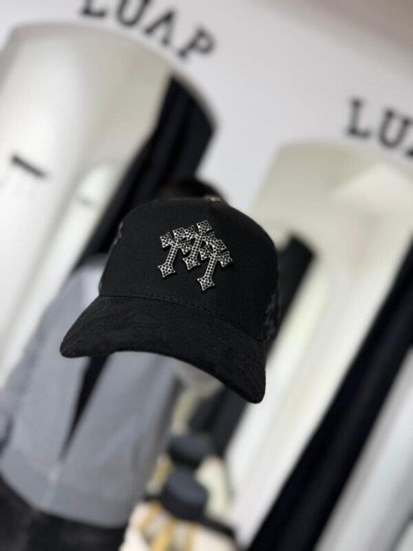JOCKEY CURVO CHROME HEARTS BLACK CRUZ BRILLO