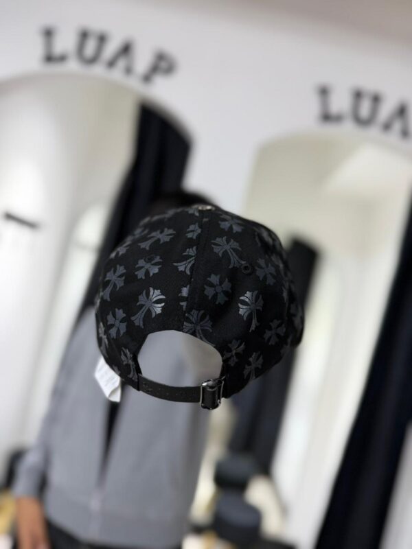 JOCKEY CURVO CHROME HEARTS BLACK CRUZ BRILLO