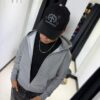 JOCKEY CURVO CHROME HEARTS BLACK CRUZ GRIS