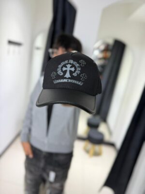JOCKEY CURVO CHROME HEARTS BLACK CRUZ GRIS