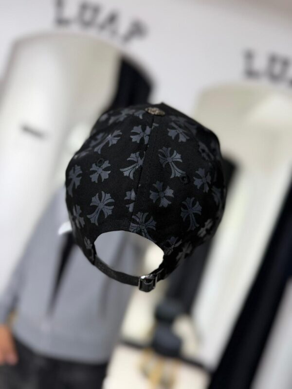 JOCKEY CURVO CHROME HEARTS BLACK CRUZ HEBILLA DORADA-GAMUZA