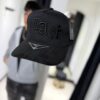 JOCKEY CURVO LA CHROME HEARTS BLACK CRUZ - GAMUZA