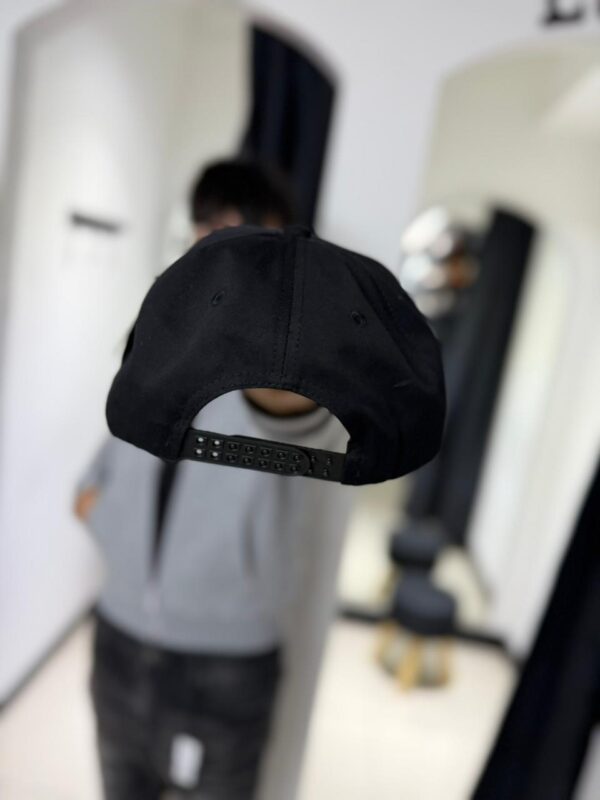 JOCKEY CURVO LA CHROME HEARTS BLACK CRUZ - GAMUZA