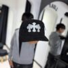 JOCKEY TRES CRUZ BLANCO-NEGRO BRILLO CAP PREMIUM