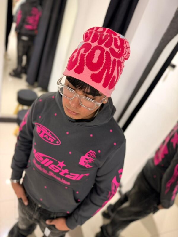 GORRO DE LANA GRUTY VISIONS ROSADO