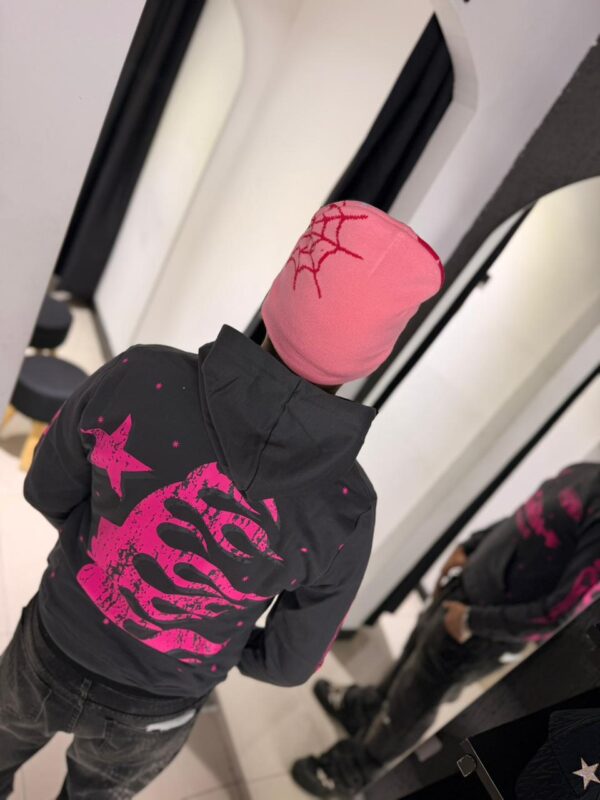 GORRO DE LANA GRUTY VISIONS ROSADO