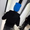 GORRO DE LANA ARAÑA ROJO-AZUL