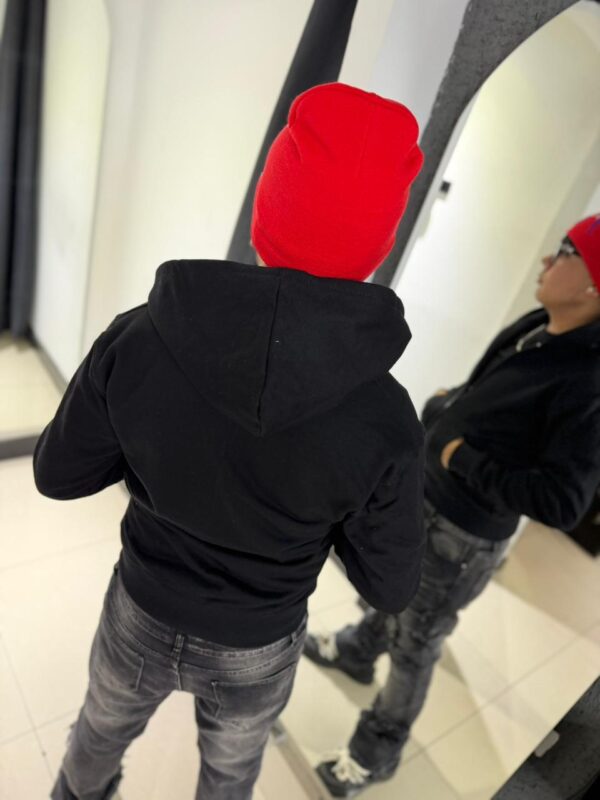 GORRO DE LANA ARAÑA ROJO