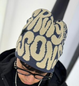 GORRO DE LANA GRUTY VISIONS GRIS