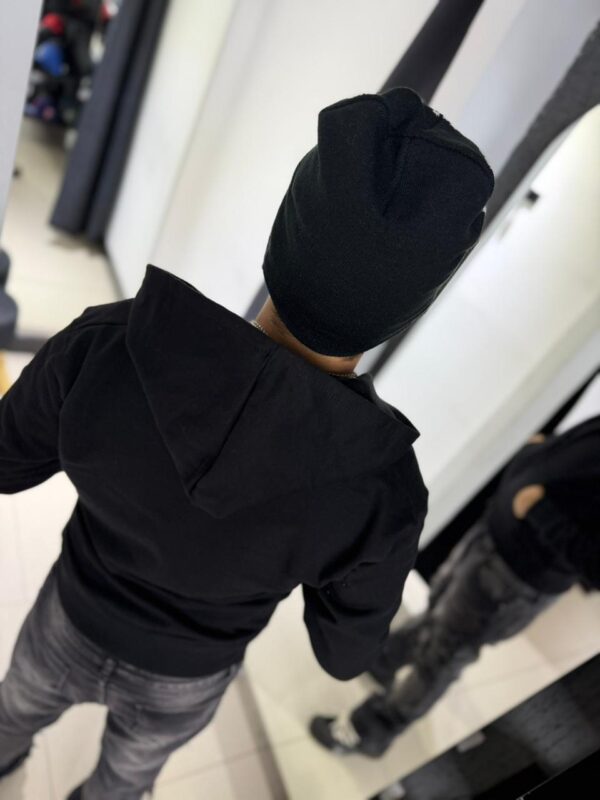 GORRO DE LANA ARAÑA NEGRO