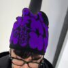 GORRO DE LANA OUT DEMY MOND NEGRO-MORADO