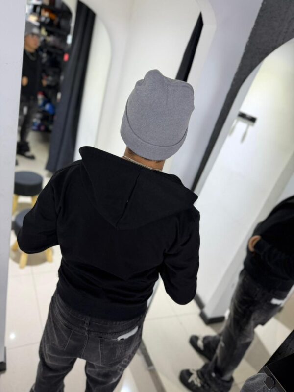 GORRO DE LANA TRES CRUZ GRIS CLARO