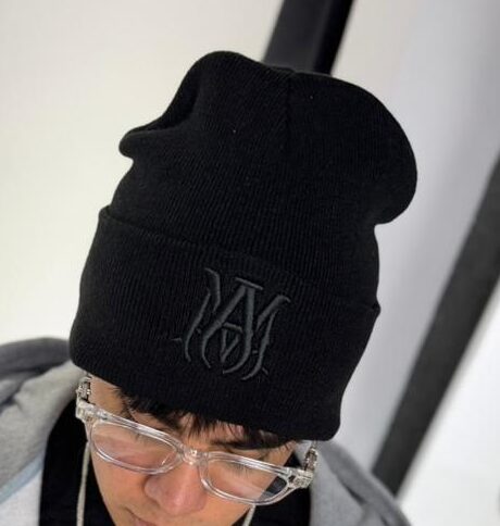 GORRO DE LANA AMIRI NEGRO COMPLETO