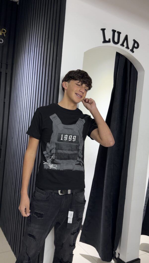 POLERA REGULAR FIT ANTI BALA NEGRA LUAP