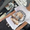 POLERA ANGEL LUAP DISTRICT BRILLO REGULAR FIT BLANCO