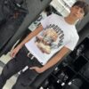 POLERA ANGEL LUAP DISTRICT BRILLO REGULAR FIT BLANCO