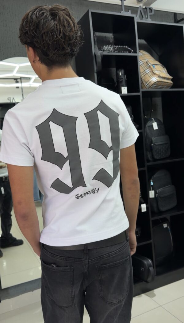 POLERA ANGEL LUAP DISTRICT BRILLO REGULAR FIT BLANCO