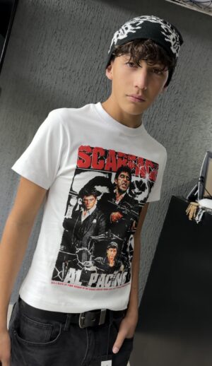 Screenshot POLERA LUAP SCARFACE REGULAR FIT BLANCO