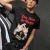 POLERA LUAP REAL HASTA LA MUERTE REGULAR FIT NEGRO