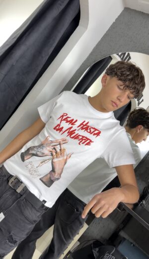 Screenshot POLERA LUAP REAL HASTA LA MUERTE REGULAR FIT BLANCO