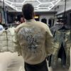 CHAQUETA AM CREMA-BLANCO CUERINA JH97003