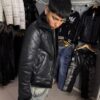CHAQUETA BÁSICA NEGRA PELUDO 2641-1
