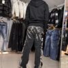 JEANS PVP NEGRO CARGO RXN10050