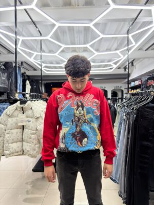 POLERON VALLEY OVERSIZE ROJO UNISEX