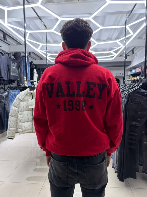 POLERON VALLEY OVERSIZE ROJO UNISEX