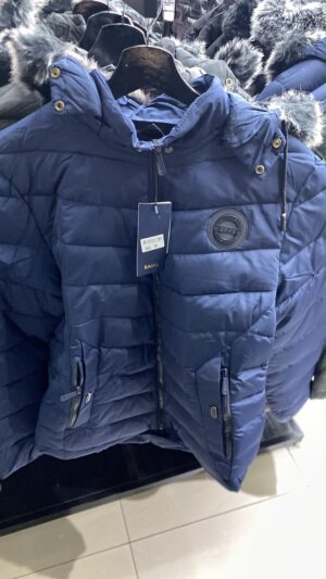 CHAQUETA AZUL PELO LOGO 2203