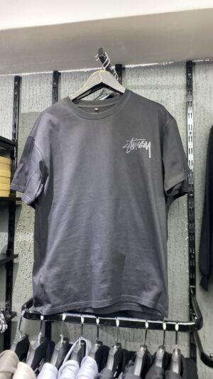 54d109a6-7ef4-422d-b5af-d6e139be945a POLERA LOGEQI ALGODÓN HOMBRE STUSY NEGRA BRILLO