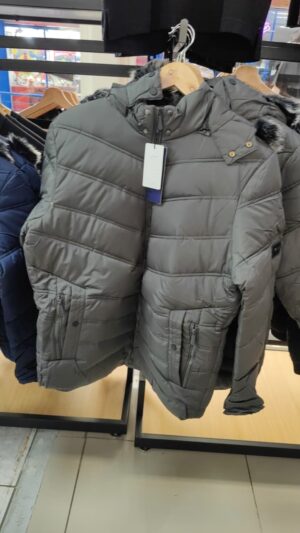 CHAQUETA GRIS PELO BF6127