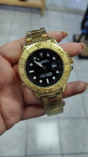 RELOJ KIMSOUN METALIZADO DORADO