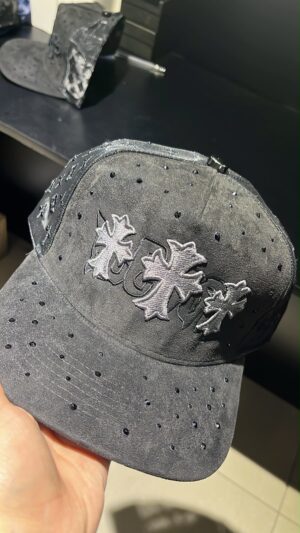 JOCKEY PREMIUM CAP TRES CRUZ LETRAS BLACK GAMUZA MAYA BRILLO