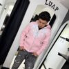 POLERON EMOTION NEVER ME ROSA OVERSIZE