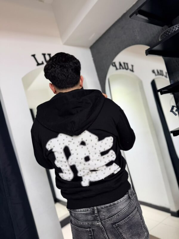 POLERON EMOTION NEVER ME NEGRO OVERSIZE