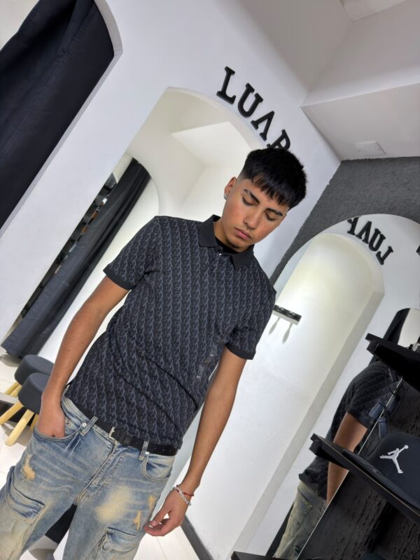 POLERA PIQUE CK BLACK Y AZUL 4300137210