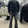 JEANS LUAPDISTRICT GRIS HILOS AMARILLO FLARE