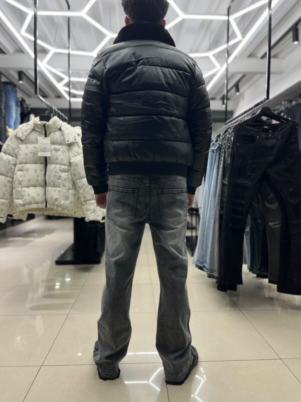 JEANS LUAPDISTRICT GRIS HILOS AMARILLO FLARE