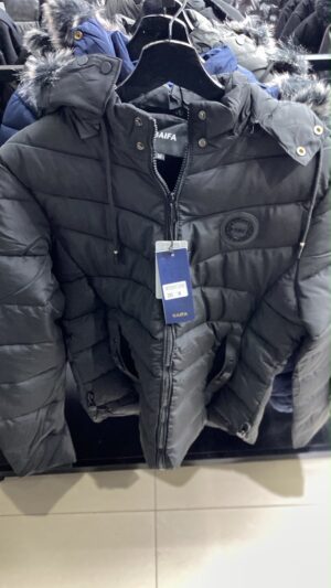 CHAQUETA NEGRO PELO LOGO 2207