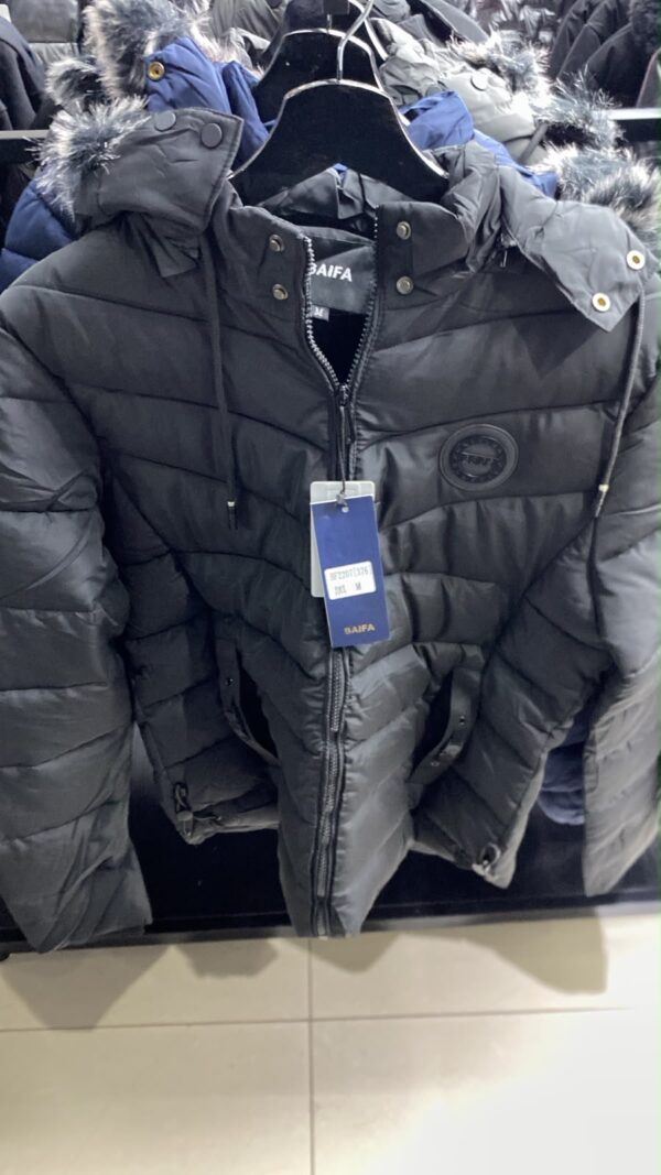 CHAQUETA NEGRO PELO LOGO 2207