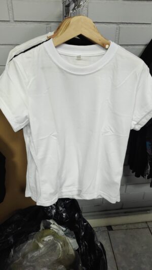 POLERA BÁSICA BLANCA ALGODÓN HOMBRE SIN MARCA