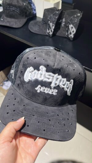 JOCKEY PREMIUM CAP GODSPED 4EVER BLACK GAMUZA MAYA BRILLO
