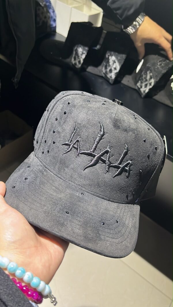 JOCKEY PREMIUM CAP LALALA BLACK GAMUZA BRILLO