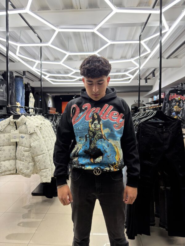 POLERON VALLEY OVERSIZE NEGRO UNISEX